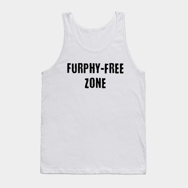 Furphy-Free Zone, funny Australian slang design Tank Top by Luxinda